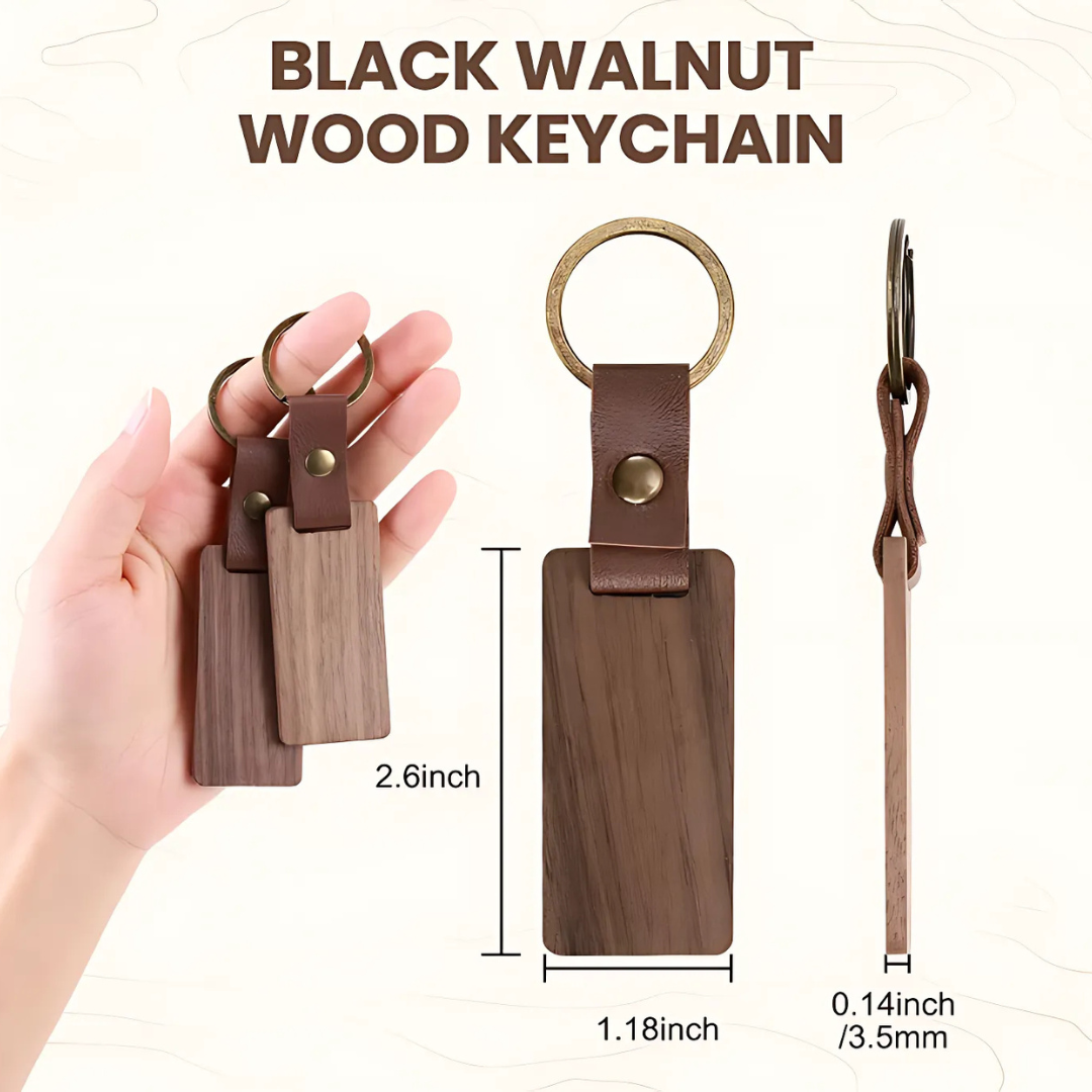 Wooden Keychain